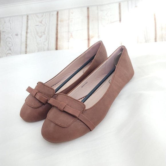 GC Womens Marvel Brown Leather Round Toe Slip On Loafer Shoes Size 8.5 - Picture 3 of 13